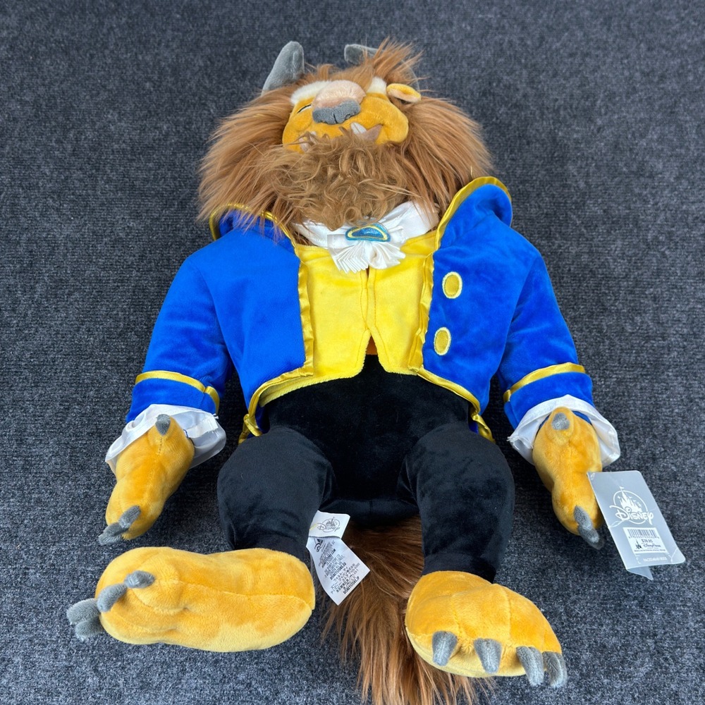 Disney Parks Beauty and the Beast Plush Prince Blue Suit Authentic Disney Store - Picture 9 of 14